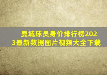 曼城球员身价排行榜2023最新数据图片视频大全下载