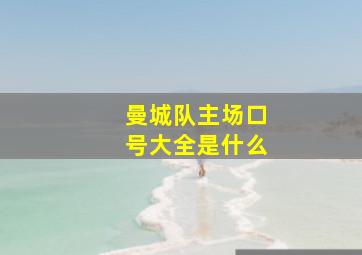 曼城队主场口号大全是什么