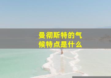 曼彻斯特的气候特点是什么