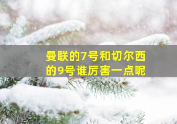 曼联的7号和切尔西的9号谁厉害一点呢