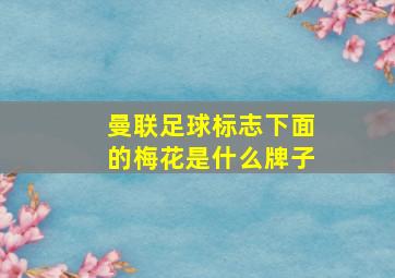 曼联足球标志下面的梅花是什么牌子