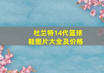 杜兰特14代篮球鞋图片大全及价格