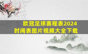 欧冠足球赛程表2024时间表图片视频大全下载