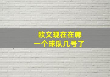 欧文现在在哪一个球队几号了