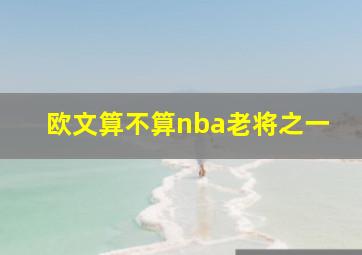 欧文算不算nba老将之一