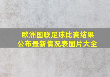 欧洲国联足球比赛结果公布最新情况表图片大全