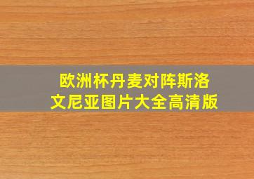 欧洲杯丹麦对阵斯洛文尼亚图片大全高清版