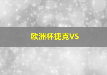 欧洲杯捷克VS