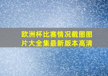 欧洲杯比赛情况截图图片大全集最新版本高清