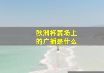 欧洲杯赛场上的广播是什么