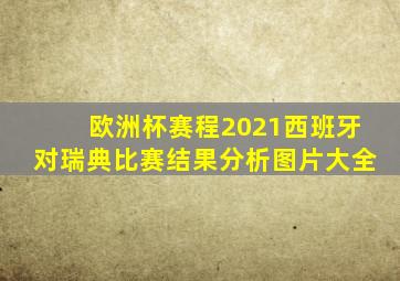 欧洲杯赛程2021西班牙对瑞典比赛结果分析图片大全