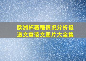 欧洲杯赛程情况分析报道文章范文图片大全集