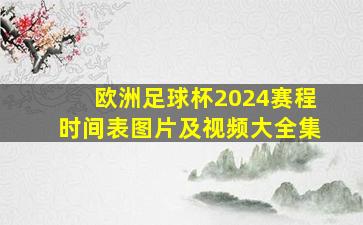 欧洲足球杯2024赛程时间表图片及视频大全集