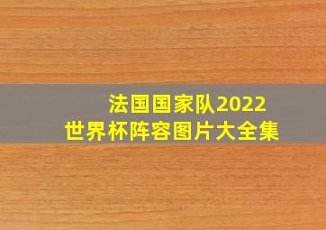 法国国家队2022世界杯阵容图片大全集