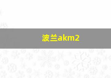 波兰akm2