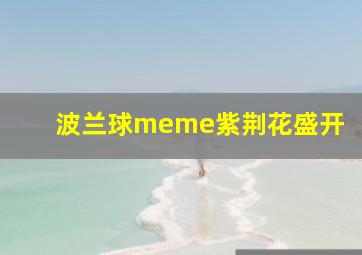 波兰球meme紫荆花盛开