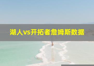 湖人vs开拓者詹姆斯数据