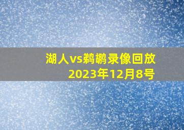 湖人vs鹈鹕录像回放2023年12月8号