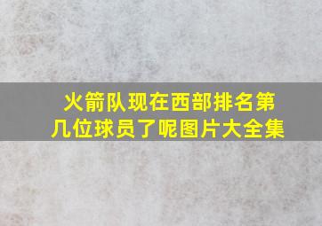 火箭队现在西部排名第几位球员了呢图片大全集