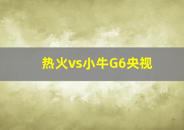 热火vs小牛G6央视