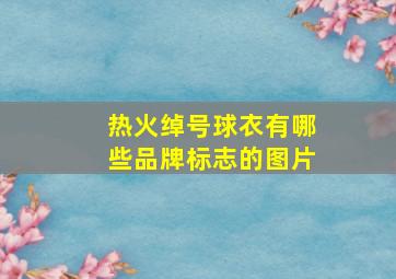 热火绰号球衣有哪些品牌标志的图片