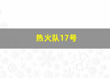 热火队17号