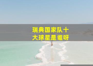 瑞典国家队十大球星是谁呀