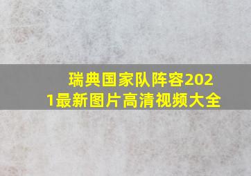 瑞典国家队阵容2021最新图片高清视频大全