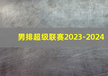 男排超级联赛2023-2024