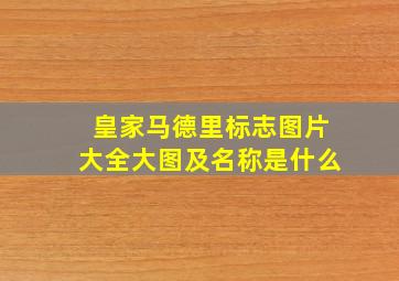 皇家马德里标志图片大全大图及名称是什么