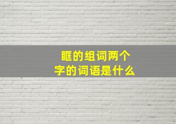 眶的组词两个字的词语是什么