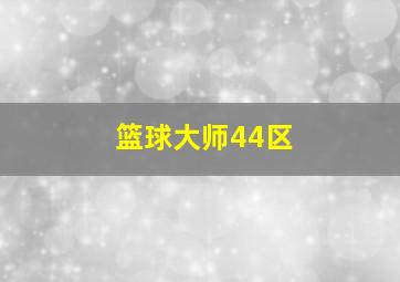 篮球大师44区