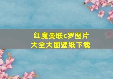 红魔曼联c罗图片大全大图壁纸下载