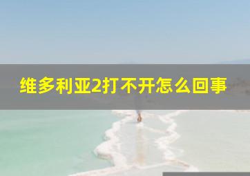 维多利亚2打不开怎么回事