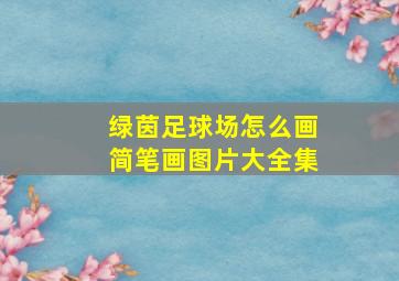 绿茵足球场怎么画简笔画图片大全集