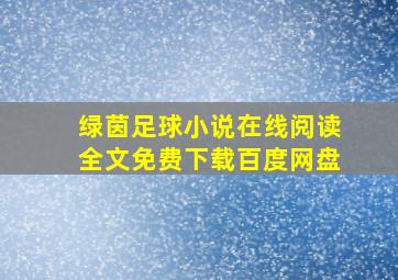 绿茵足球小说在线阅读全文免费下载百度网盘