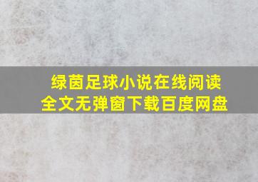 绿茵足球小说在线阅读全文无弹窗下载百度网盘