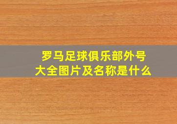 罗马足球俱乐部外号大全图片及名称是什么