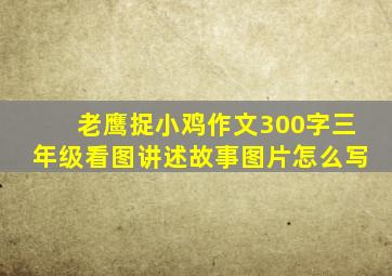 老鹰捉小鸡作文300字三年级看图讲述故事图片怎么写