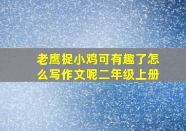 老鹰捉小鸡可有趣了怎么写作文呢二年级上册