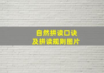 自然拼读口诀及拼读规则图片