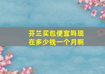 芬兰买包便宜吗现在多少钱一个月啊