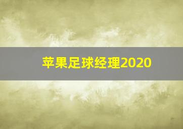 苹果足球经理2020