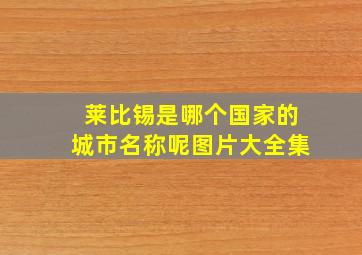 莱比锡是哪个国家的城市名称呢图片大全集