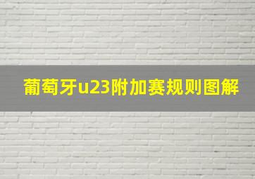 葡萄牙u23附加赛规则图解