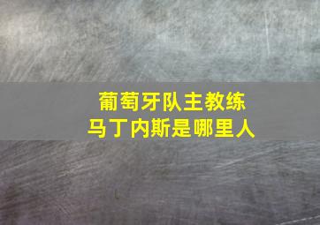 葡萄牙队主教练马丁内斯是哪里人