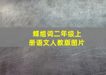 蝶组词二年级上册语文人教版图片