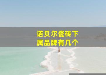 诺贝尔瓷砖下属品牌有几个