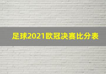 足球2021欧冠决赛比分表