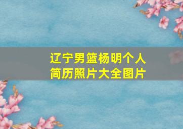 辽宁男篮杨明个人简历照片大全图片